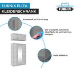 Schrank Eliza 3D GR Spiegel+ Nebenstelle Grau