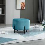 Hocker 838-118 Türkis - Textil - 45 x 42 x 45 cm