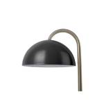 Lampe à poser champignon en métal noir Noir