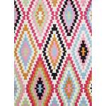 Tapis Fresh Kelim Rose foncé