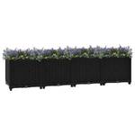 Hochbeet 3006706-1 Schwarz - 40 x 38 x 160 cm