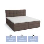 Boxspringbett Doppelbett Corino Braun - Breite: 140 cm