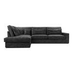 Ecksofa Eckcouch Couch Haidi Grau - Ecke davorstehend links