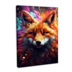 Leinwandbild Fox Abstract 100 x 150 cm