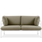 Gartensofa RAMBE Beige - Weiß - Breite: 150 cm