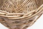 Aufbewahrungskorb SMLLKUBUROUND Grau - Rattan - 38 x 29 x 38 cm