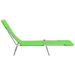 Chaise longue Vert - Métal - 55 x 24 x 182 cm