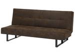 3-Sitzer Sofa DERBY Schwarz - Braun - Dunkelbraun