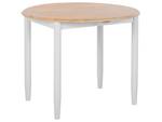 Table pliable OMAHA Marron - Gris - Bois massif - 61 x 75 x 61 cm