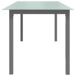 Table de jardin 3008682 Gris - Métal - 90 x 74 x 190 cm