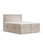 Premium Boxspringbett Jodan Magic Velvet Cremeweiß - Breite: 202 cm