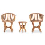 Bistro-Set (3-teilig) 49383 Braun - Massivholz - Holzart/Dekor - 40 x 44 x 40 cm