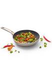 Wok Cambridge Braun - Metall - 28 x 8 x 28 cm