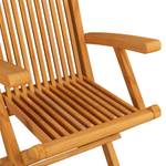 Chaise de jardin 60 x 55 cm - Bois/Imitation - En partie en bois massif