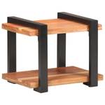 Industrieller Holz-Nachttisch