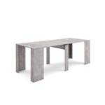 Console extensible à 237cm CIMENT Gris - Bois manufacturé - 90 x 77 x 220 cm