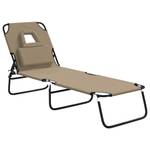 Chaise longue 3028349 Taupe