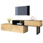 Sideboard Astraios Ⅲ Braun - Holzwerkstoff - Metall - Massivholz - Holzart/Dekor - 34 x 50 x 200 cm