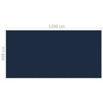 Poolabdeckung 299837-4 Schwarz - Blau - 600 x 1200 cm