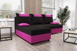 Ecksofa STARI Pink - Ecke davorstehend links