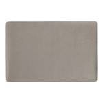 Platzset, Kunstleder, metallic taupe Grau - Kunststoff - 30 x 1 x 45 cm