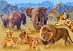 1500 Savannah Puzzle Teile Animals