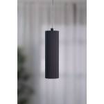 Costilla Pendentif Fer - 1 ampoule - Noir