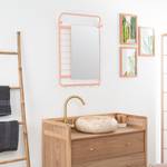 Wandspiegel HAMMER PINK Pink - Metall - 5 x 70 x 50 cm