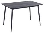 Table de salle à manger GELANDA Noir - Gris - Bois manufacturé - 80 x 78 x 120 cm