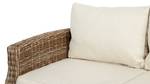 Gartensofa Gram Braun - Rattan - 198 x 77 x 80 cm