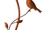 Gartendekoration RUSTY BIRDS Braun - Metall - 5 x 100 x 18 cm