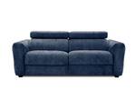 3-Sitzer Sofa Calvera mit 1 Relax Nachtblau