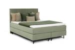 Boxspringbett Lago Khaki - Breite: 120 cm - H3