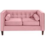 Jeronimo Sofa 2-Sitzer Pink - Textil - Holz teilmassiv - 154 x 80 x 85 cm