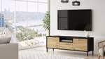 Meuble tv LUVIO RTV140 3D Noir