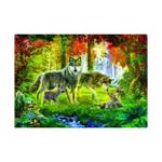 Family Wolf Puzzle Teile Summer 1000