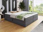 Boxspringbett Base Graphit - Breite: 180 cm