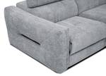 3-Sitzer Sofa Calvera mit 2 Relax Hellgrau