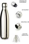 Isolierflasche EW-VF-1815 Silber - Fassungsvermögen: 0.75 L