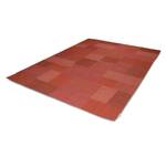 Teppich Patch Denim - Rot - 85x155cm