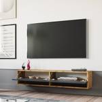 Meuble TV Laitila Anthracite - Largeur : 140 cm