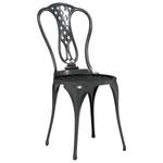 Bistro-Set (3-teilig) 3010972 Schwarz - Metall - 53 x 65 x 53 cm