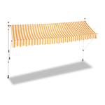 Marquise de balcon sans perçage Largeur : 400 cm