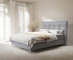 Boxspringbett Minori Grau - Breite: 200 cm