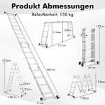 Mehrzweckleiter FV32230DE Silber - Metall - 11 x 461 x 61 cm