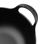 Wok-Pfanne Tradition Schwarz - Naturfaser - 2 x 8 x 24 cm