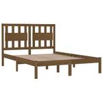 Bettgestell-K-2774 Braun - Holzwerkstoff - 126 x 31 x 206 cm