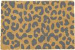 Grau Fu脽matte Leopard Print