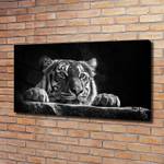 Wandbild Tiger 120 x 60 cm