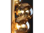 Messing Pendellampe Amberglas LED Bubble